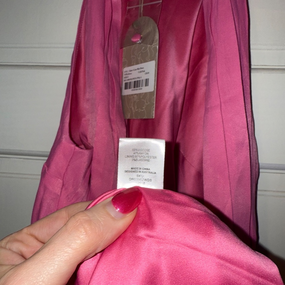 Meshki Claire A Line Minidress Pink size S - Picture 9 of 9